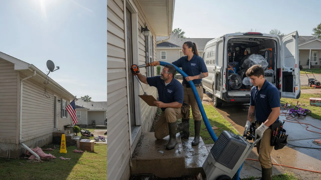 Ceiling Water Damage Restoration in Forney, TX near me